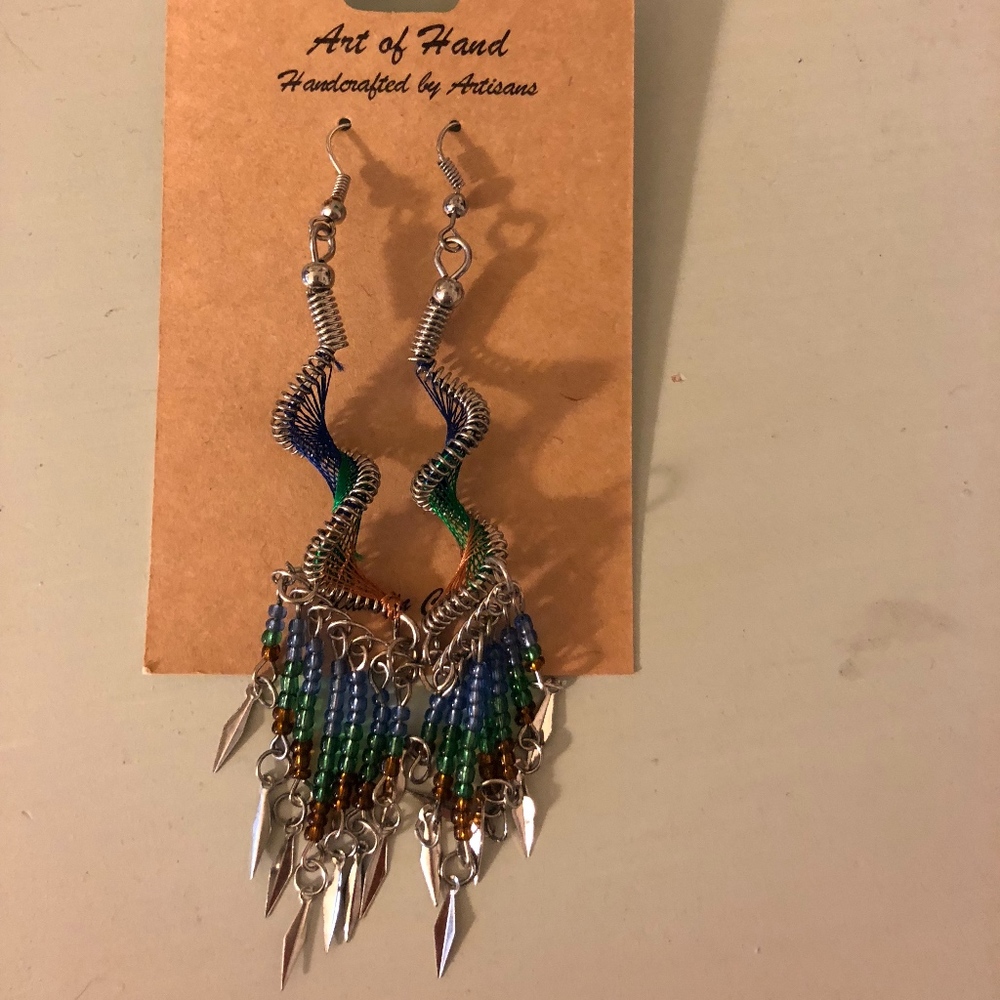Handmade Spiral Earrings